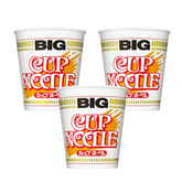 Nissin Cup Noodle Big 3-Pack – Gourmet Soy Sauce Ramen with Rich, Hearty Ingredients